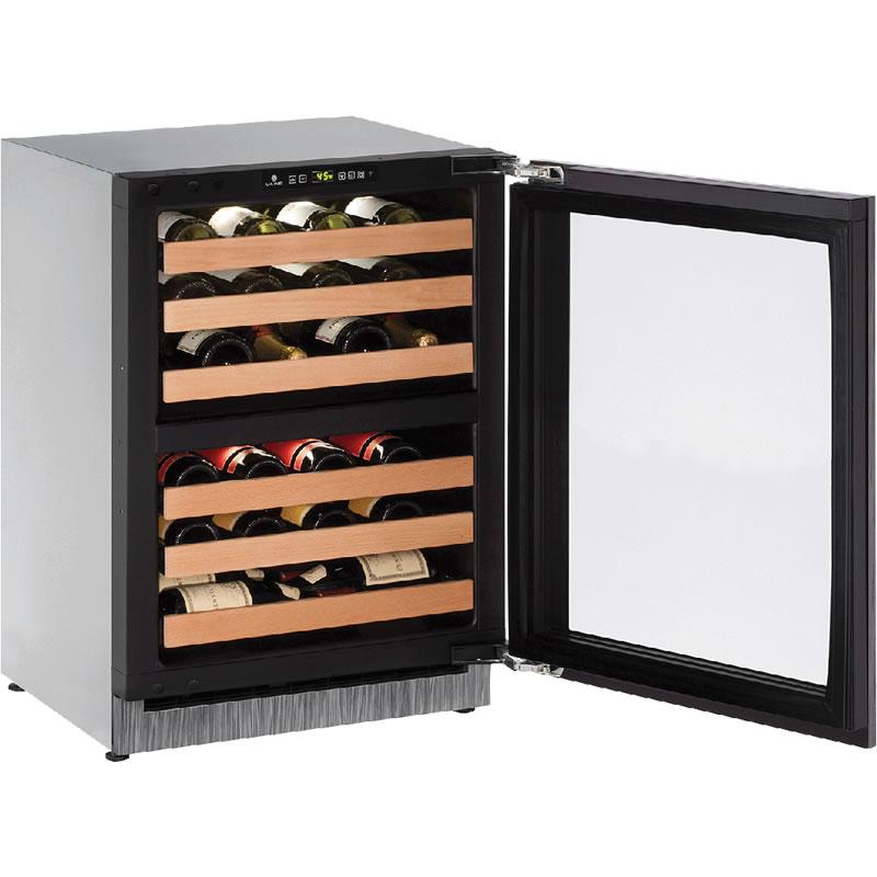 U-Line 4.7 cu. ft. 43-bottle Built-in Wine Cooler U-2224ZWCINT-00B