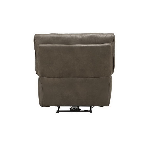Acme Harumi Loveseat (Power Motion)  Gray Leather ...