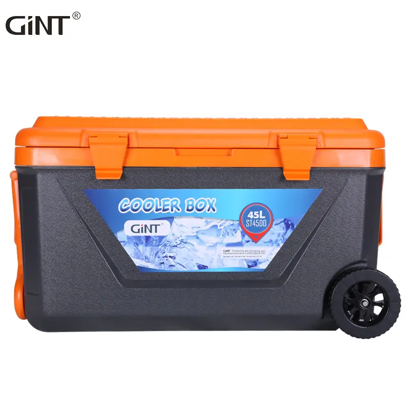 11L 30L 60L 45L 80L Outdoor Camping PP PU Foam Insulation Cooler Box Set with Wheel and Handle