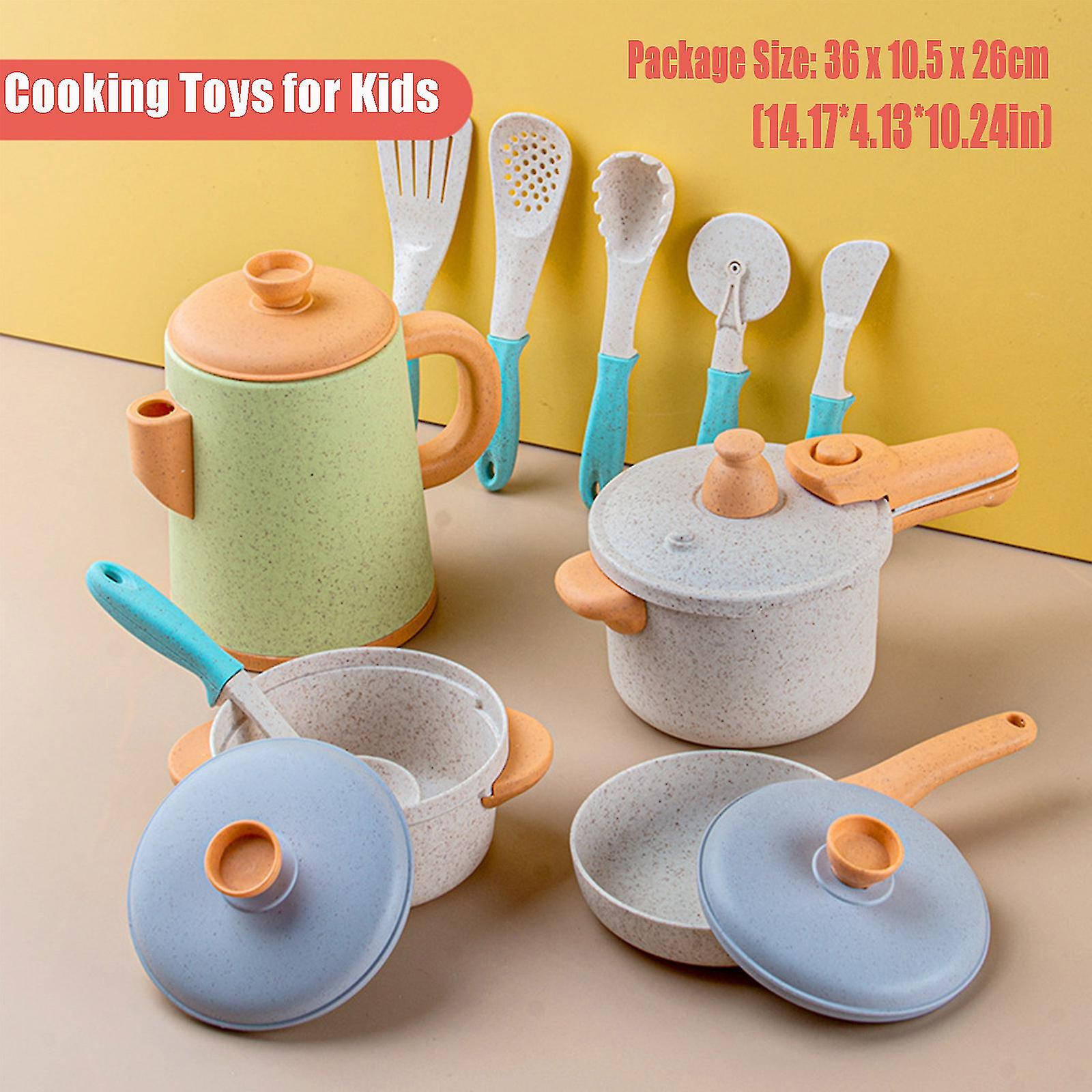 Cooking Toy Set Pretending Play Multicolor Children Gift Safe And Durable Lifelike Kitchen Toys