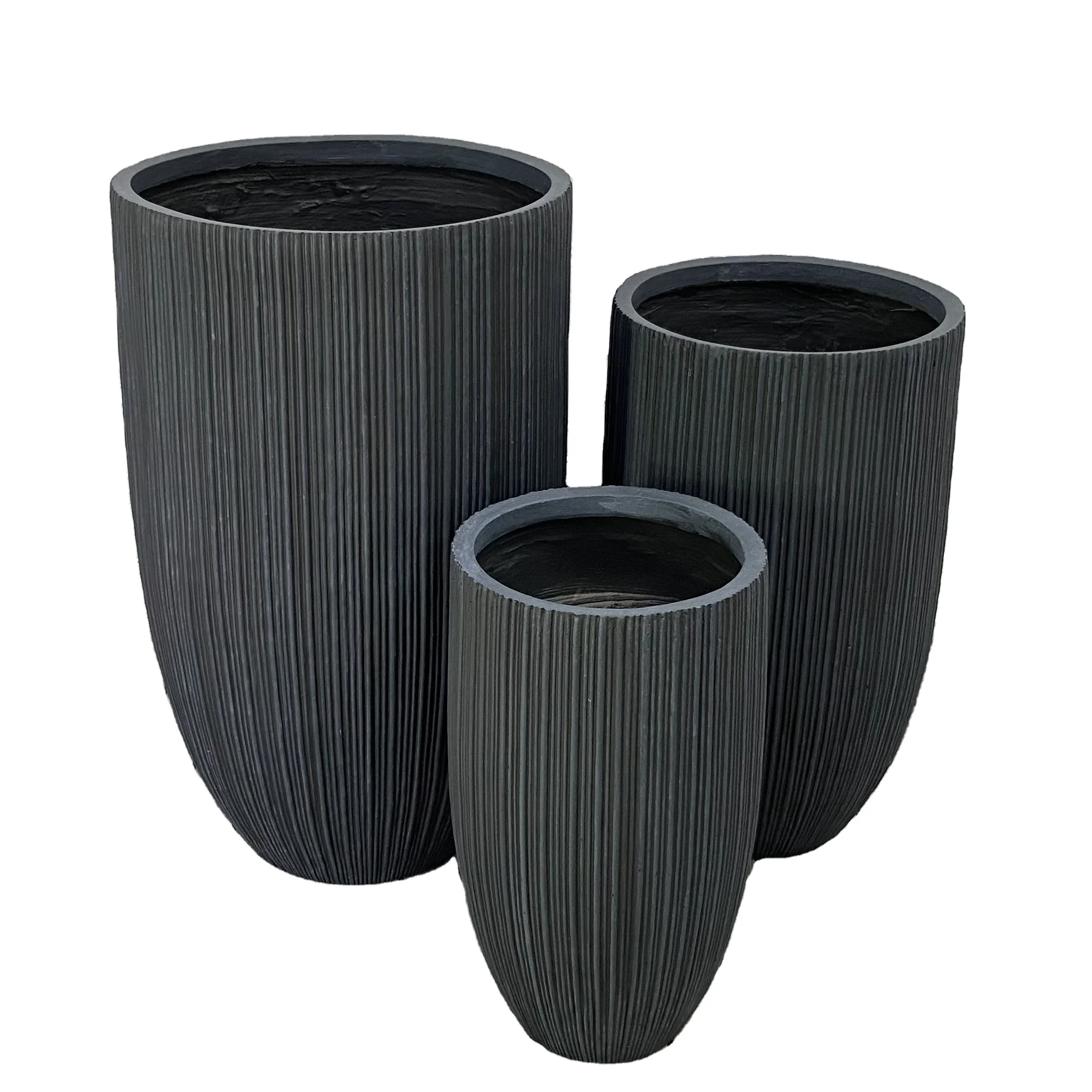 Garden Supplies Home Hotel Fiberclay Flower Pots   Planters