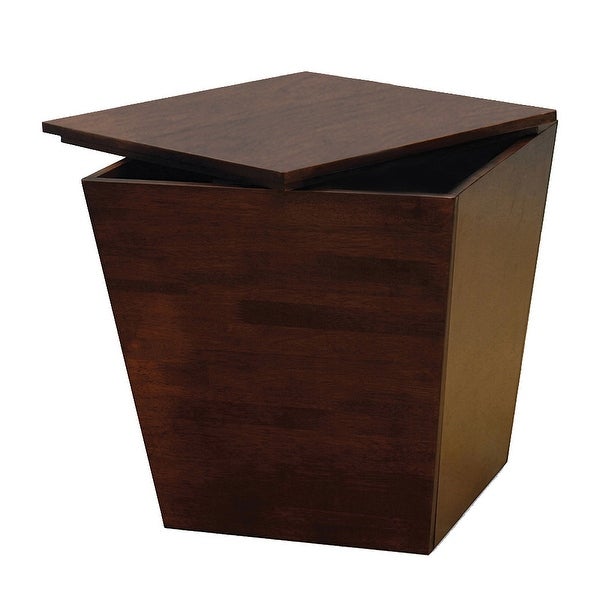 Wood Side tabel Coffee table with Storage Cube shape End Table