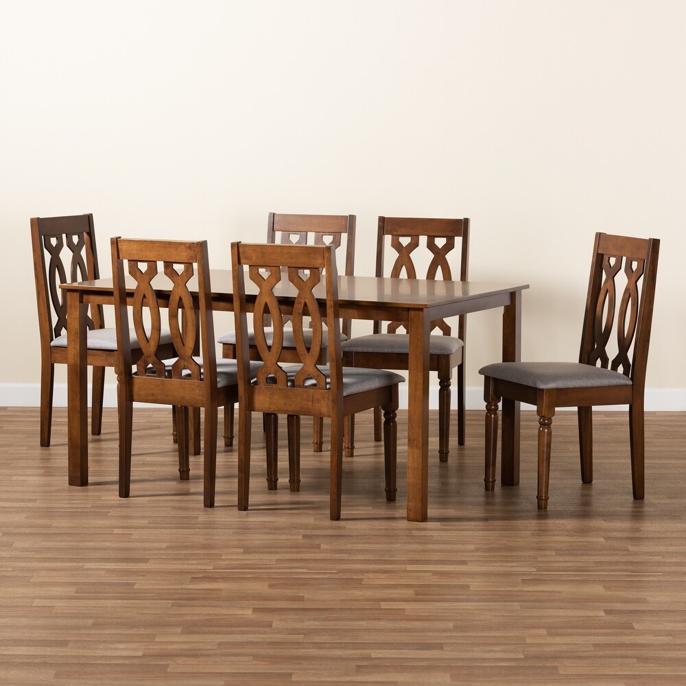 Cherese Modern and Contemporary 7 Piece Dining Set