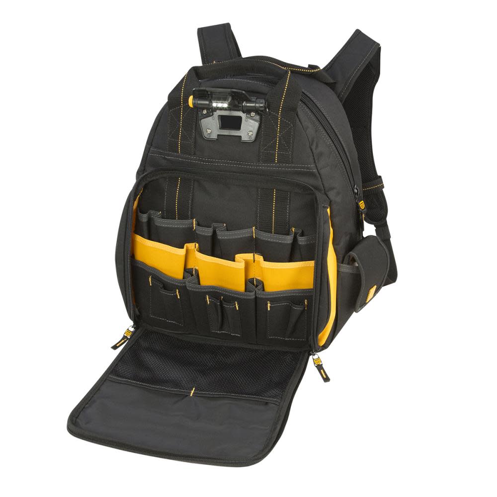 57 Pocket Lighted Tool Backpack