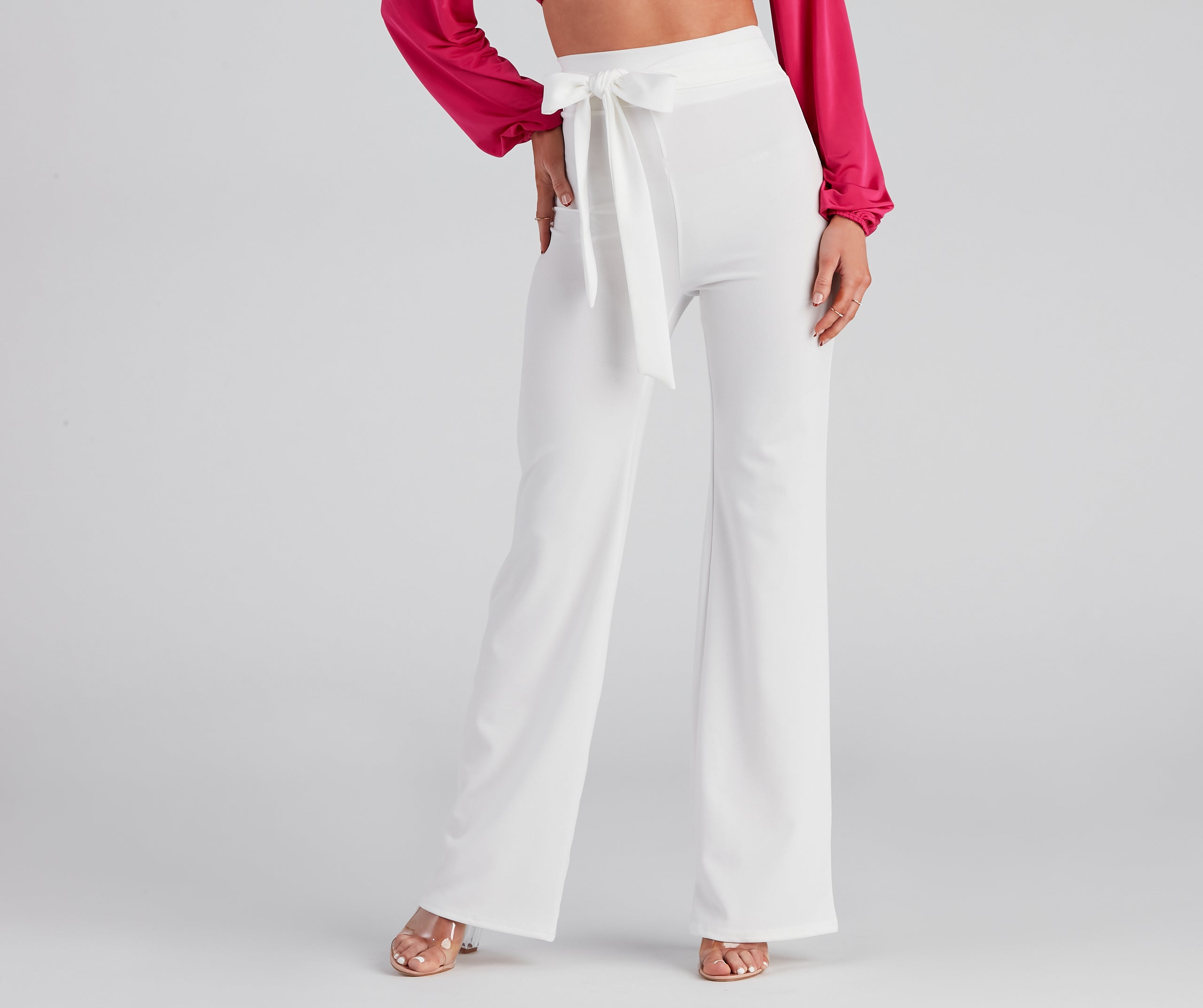 PLACEHOLDER - Sealed With Style Tie-Waist Pants