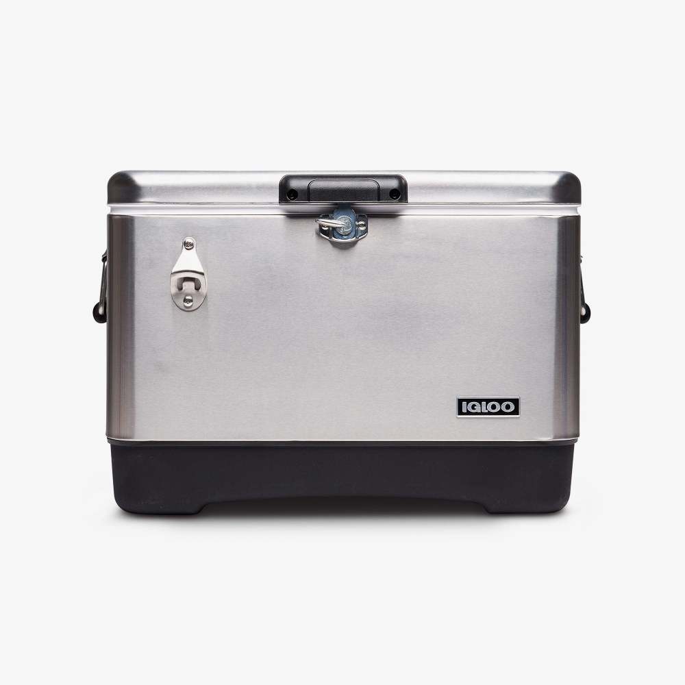 Igloo Classic Legacy 54 Hard Cooler Stainless Steel 54qt ;