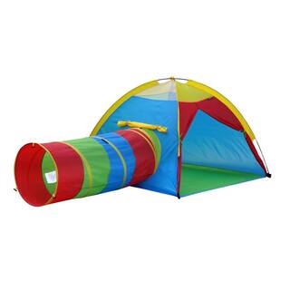 GigaTent 3-in-1 Fun Hub Play Tent with Tunnel 1 Cube 1 Dome Tent and 1 Tunnel Easy Setup CT075