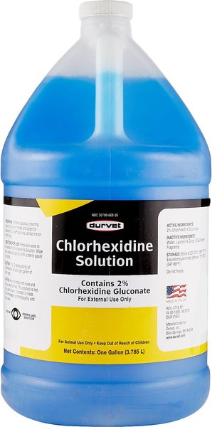 Durvet Chlorhexidine Solution Horse and Dog Antibacterial Wound Cleaner