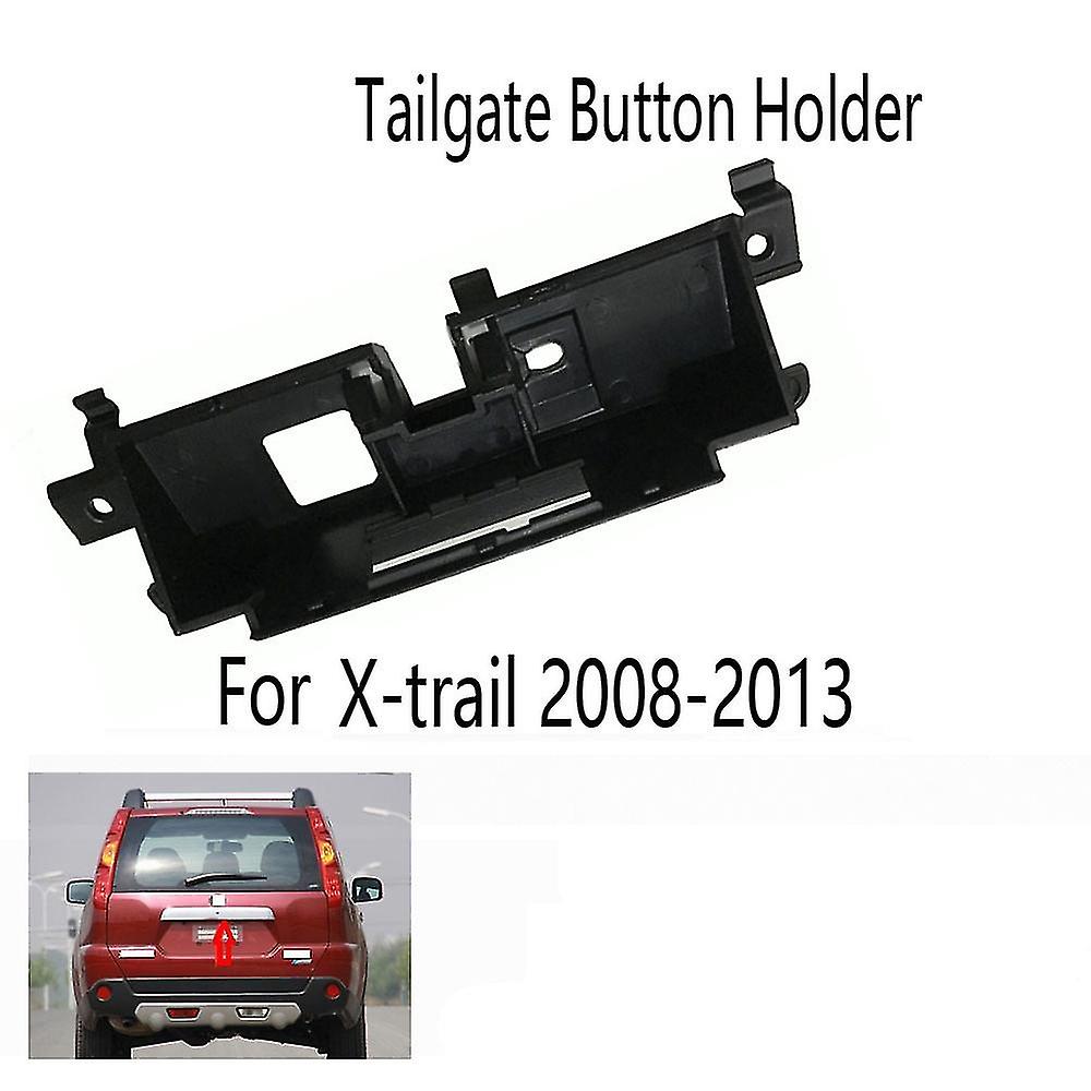 Car Trunk Switch Tailgate Button Holder Case Base Bracket Key Plate Garnish Frame For 2008-2013