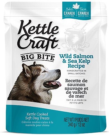 Kettle Craft Big Bite Wild Salmon and Sea Kelp Recipe Dog Treats