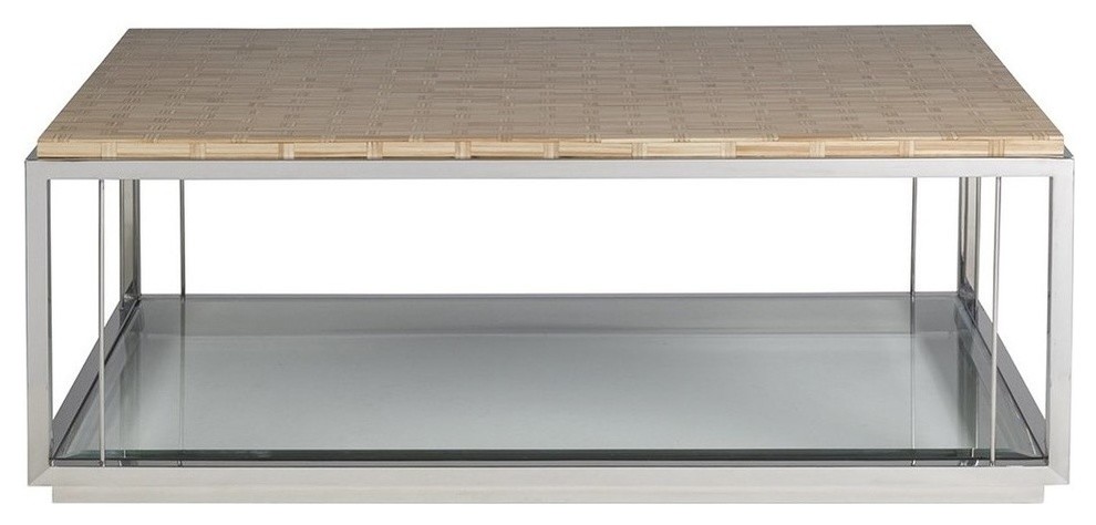 Thatch Rectangular Cocktail Table   Contemporary   Coffee Tables   by HedgeApple  Houzz