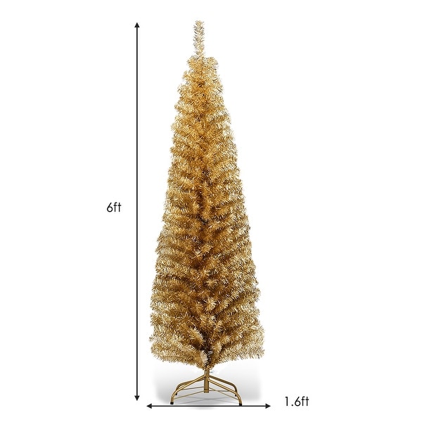 6F Pencil Christmas Tree Artificial Slim Tree