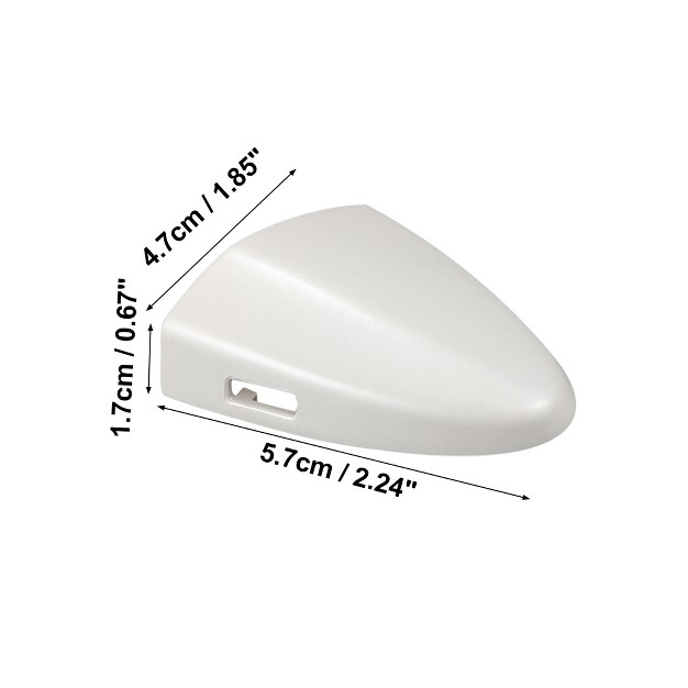 Unique Bargains White Exterior Door Handle Cover End Cap Front Left Replacements For Lexus 69218 53021