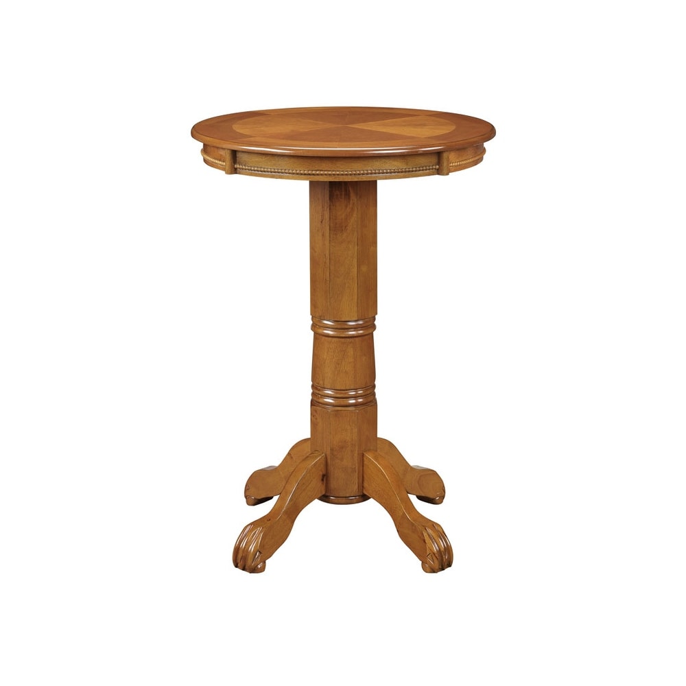 Florence 30 inch Round Wood Pub Table