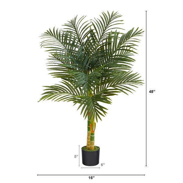 4' Golden Cane Artificial Palm Tree