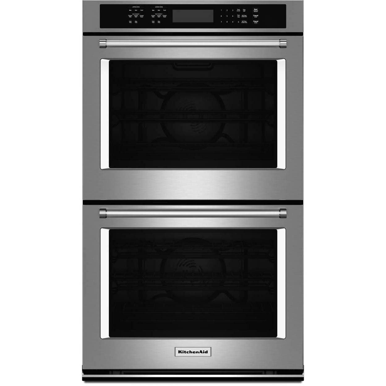 KitchenAid 30-inch, 10 cu. ft. Built-in Double Wall Oven with Convection KODE500ESS