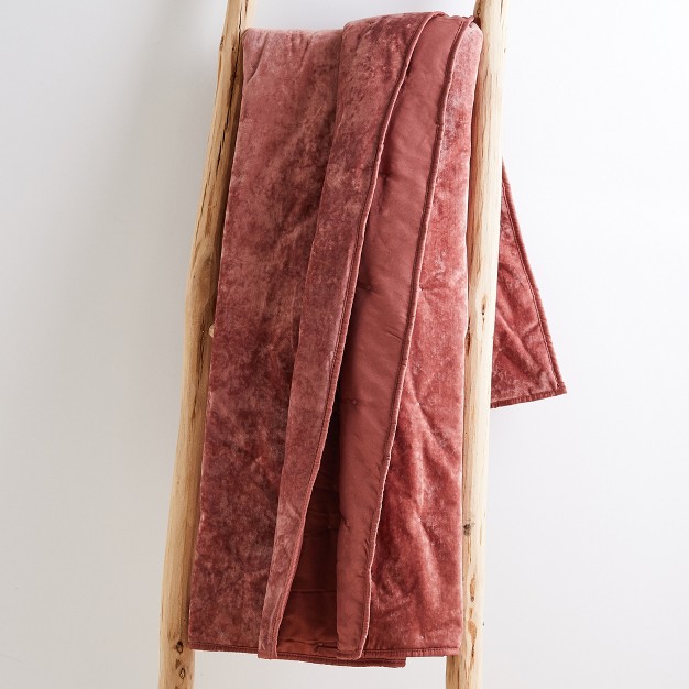 Bh Abruzzi Plum Quilted Throw Levtex Home