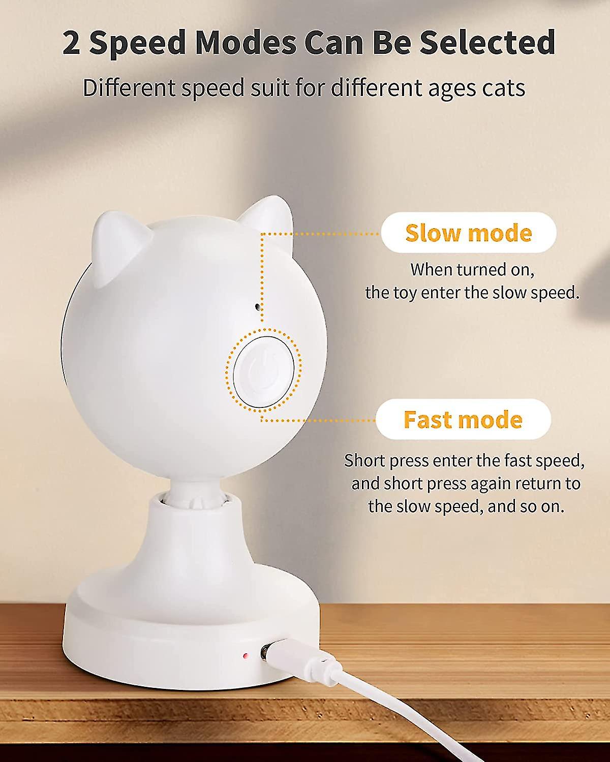 Automatic Laser Cat Toy， Rechargeable Cat Toys For Indoor Cats/dogs/puppy Interactive Cat Toy