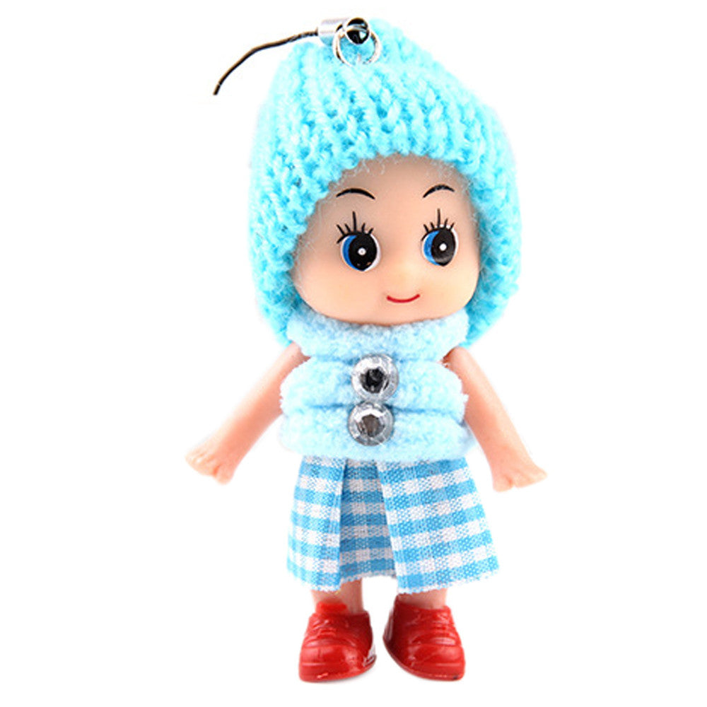 SUNYUAN 5Pcs Kids Toys Soft Interactive Baby Dolls Toy Mini Doll For Girls and Boys Hot