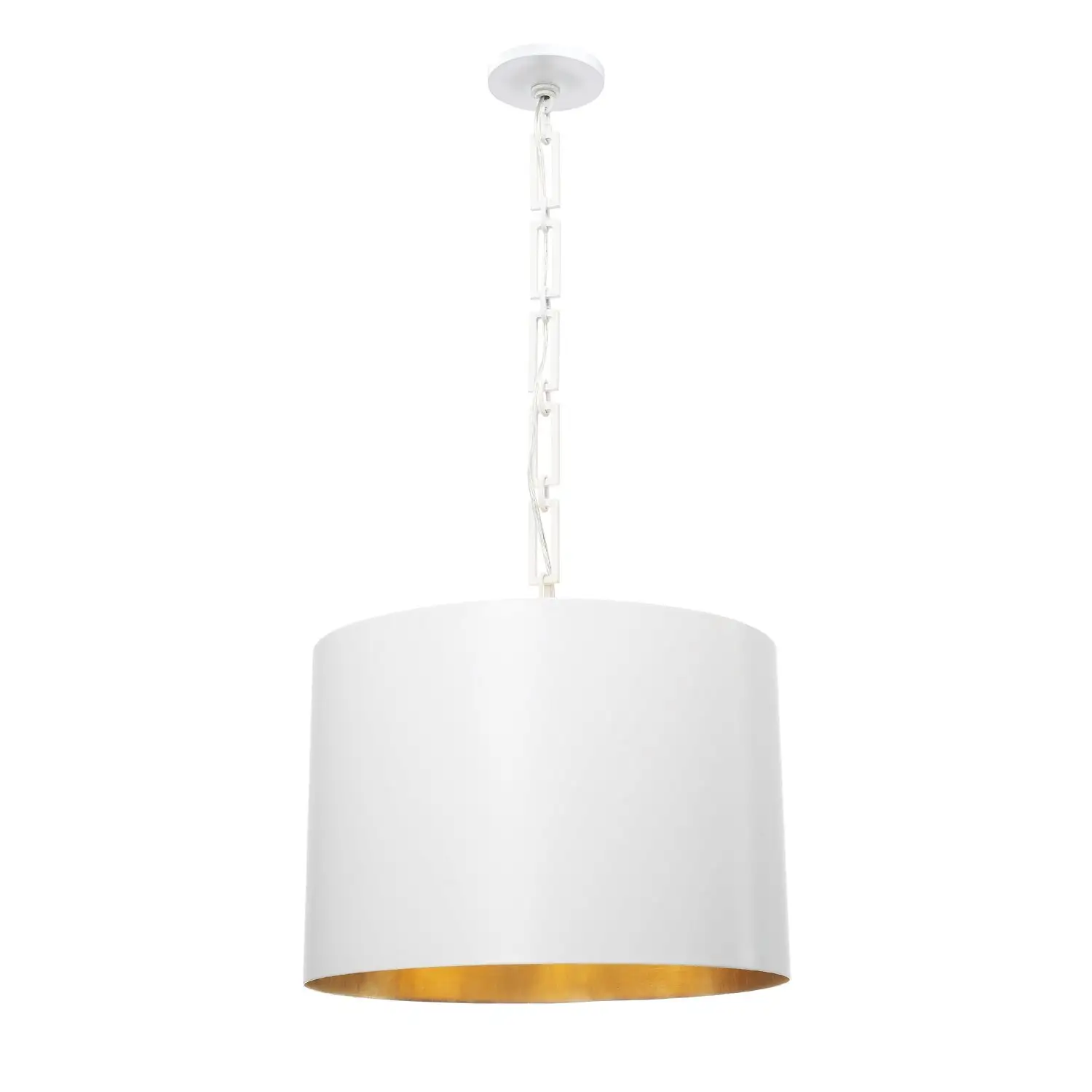 Brian Patrick Flynn for Crystorama Alston 6 Light Matte White Chandelier - 20'' W x 16.5'' H