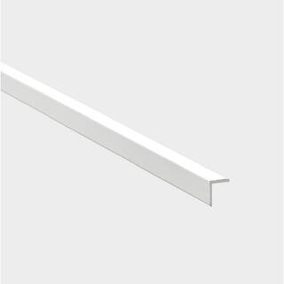 Emac Novoescuadra Mini Matt White 12 in x 8-12 in Aluminum Tile Edging trim NEMN14212