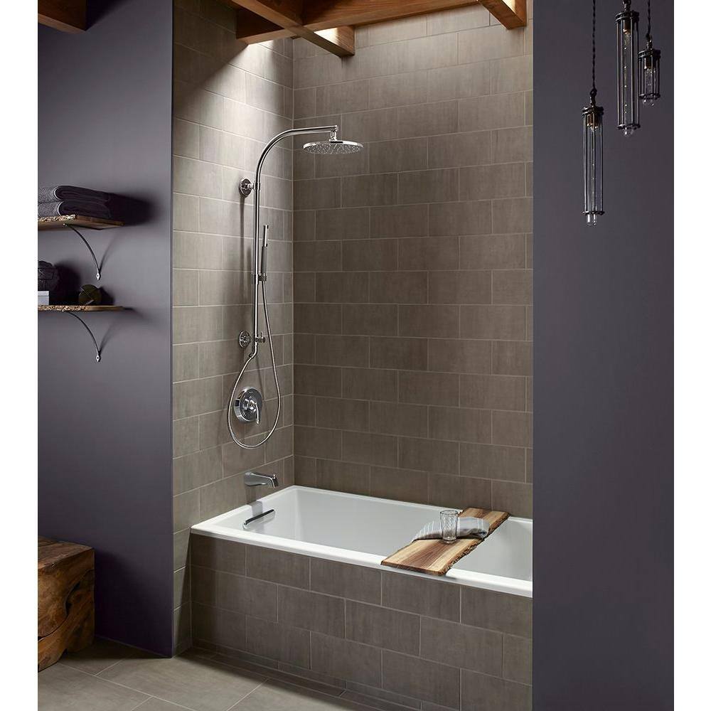 KOHLER HydroRail BathShower Column for Arched Shower Arm in Polished Chrome K-45209-CP