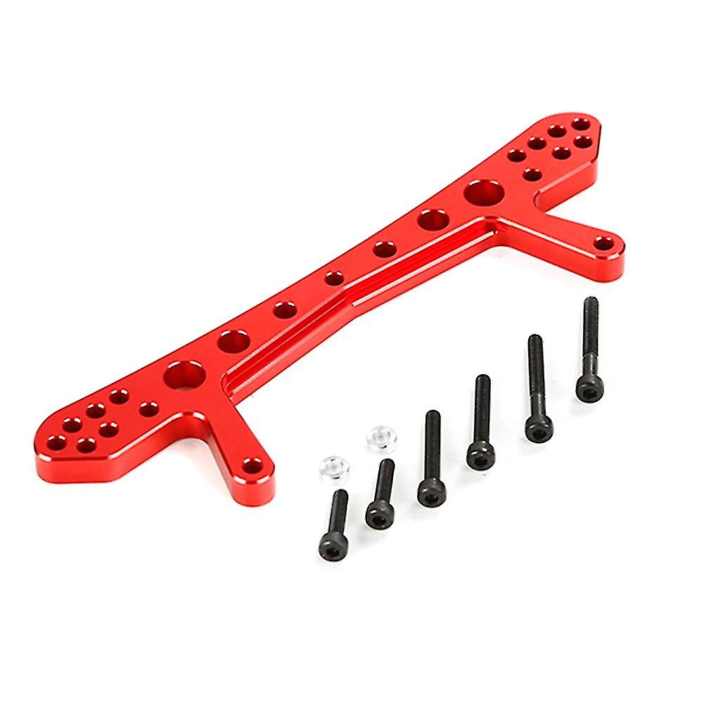 Metal -adjustable Rear Shock-absorbing Bracket Bar For 1/5 Baha Rovan Baja 5b 5t 5sc Rc，red