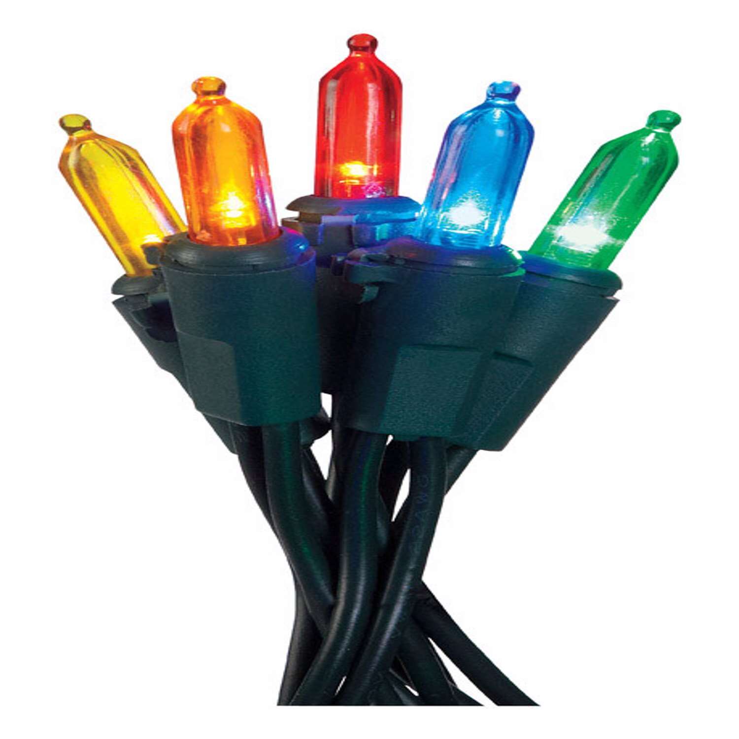 Celebrations LED M5 Multicolored 100 ct String Christmas Lights 24.75 ft.