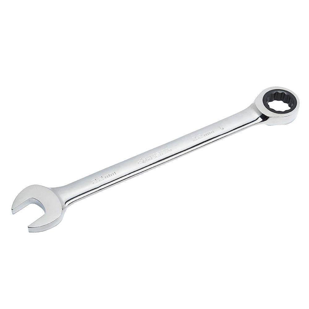 Husky 22 mm 12-Point Metric Ratcheting Combination Wrench HRW22MM