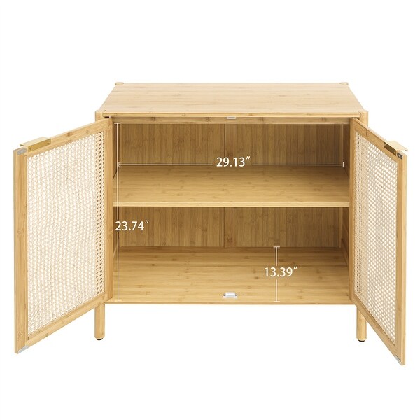 Wooden 2 Door Buffet Sideboard Storage Cabinet