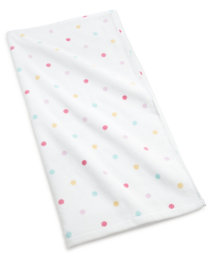 Charter Club Kids Multi Dot Bath Towel  25 x 50  Created for Macys