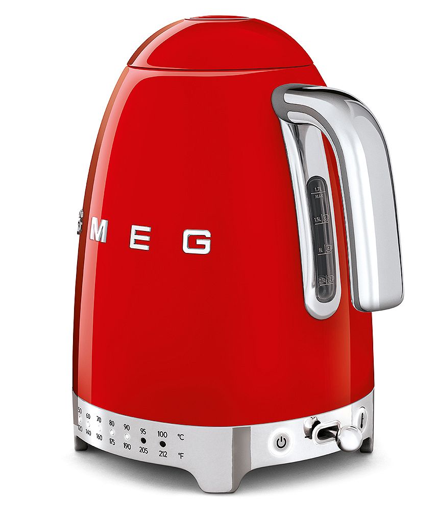 Smeg 50's Retro Style Red Variable Temperature Kettle