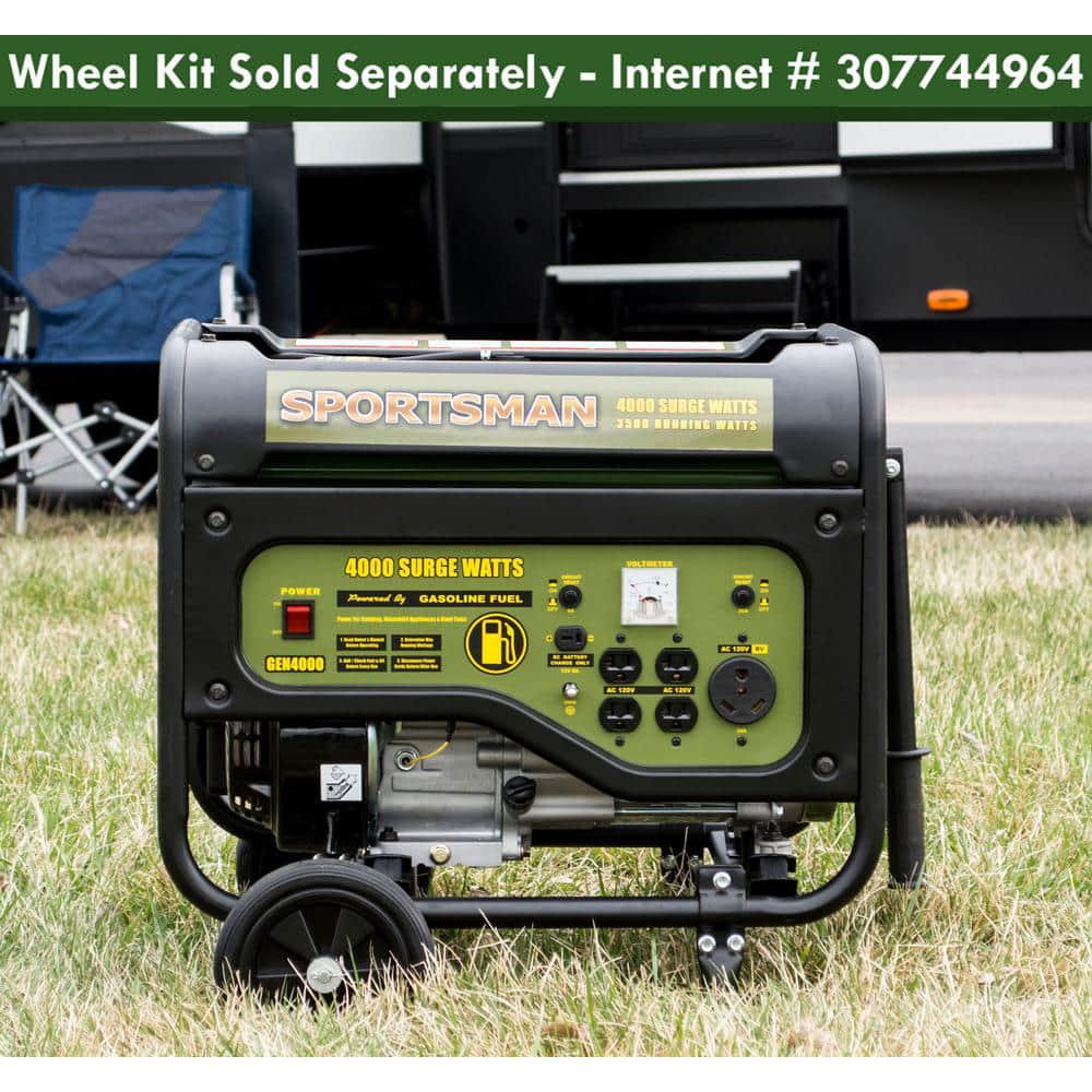 Sportsman 40003500Watt Gasoline Powered Portable Generator with RV Outlet