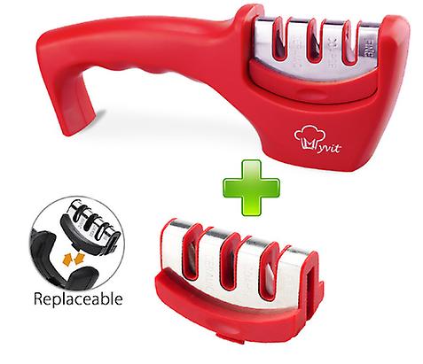 3-Stage household kitchen fast knife sharpener