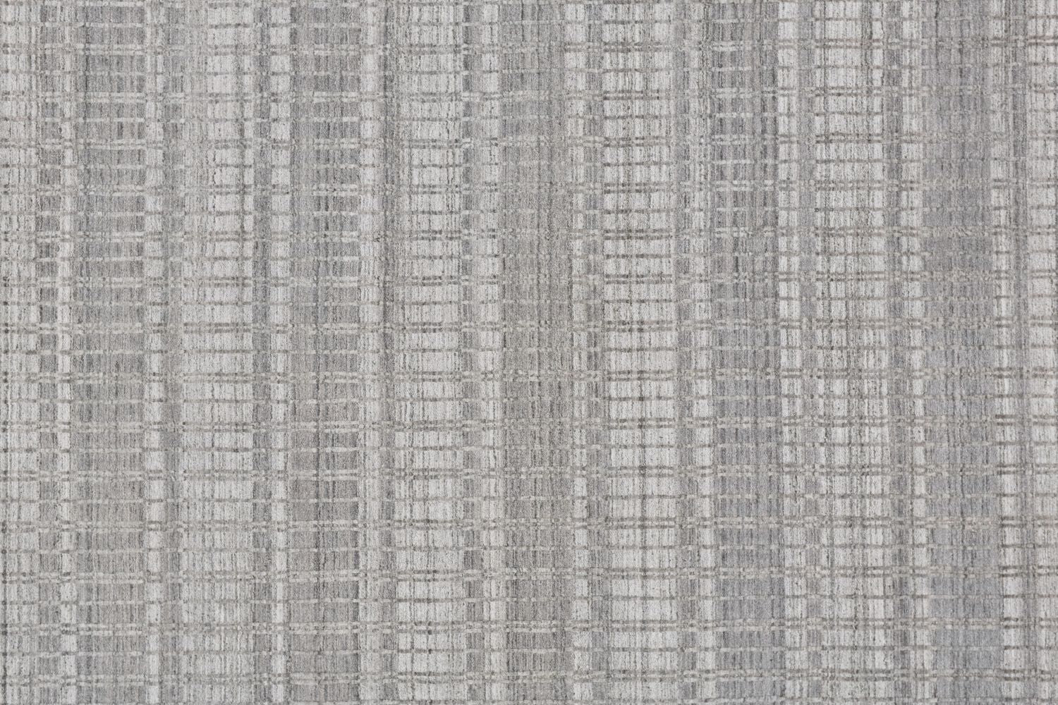 Odami Hand Woven Light Gray and Warm Rug by BD Fine