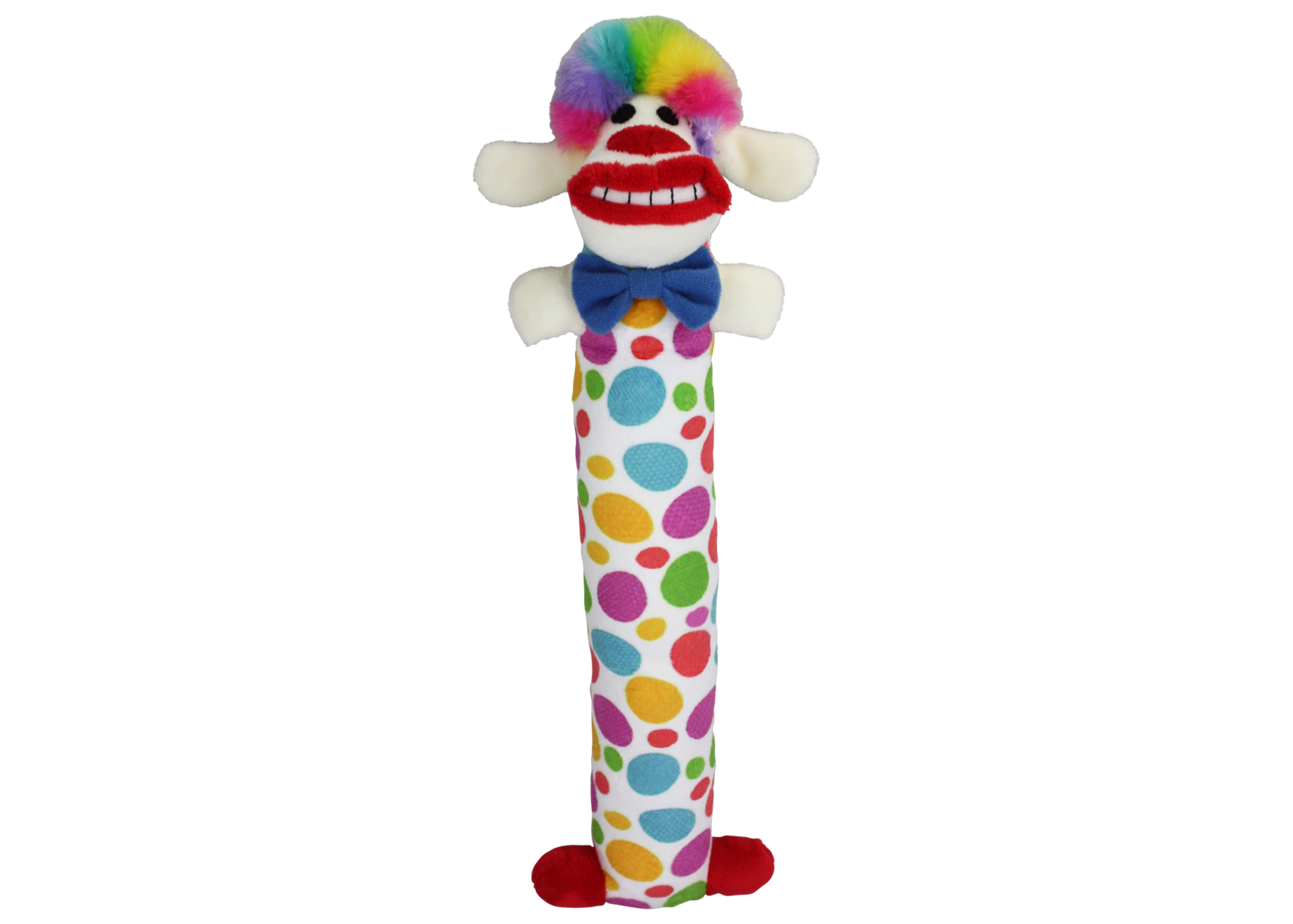 multipet 12 Loofa® Clown Dog Toy