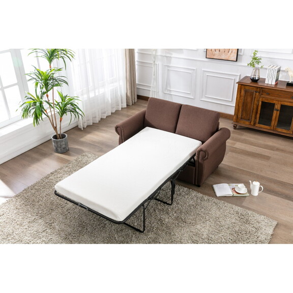 57.5 Orisfur Pull Out Sofa Bed Loveseat Sleeper w...