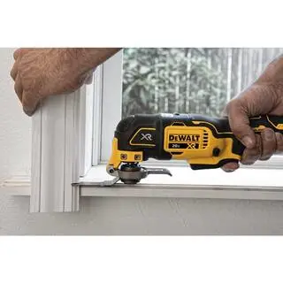 DEWALT 20V MAX XR Cordless Brushless 12 in. DrillDriver Kit and 20V Cordless Brushless Oscillating Tool (Tools Only) DCD791P1WDCS356