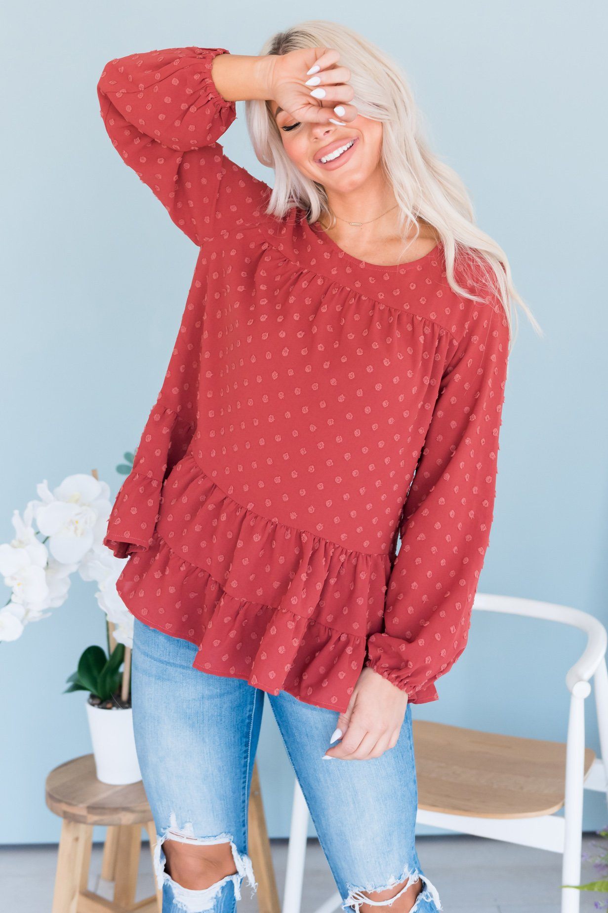 Sweet Glamour Modest Blouse