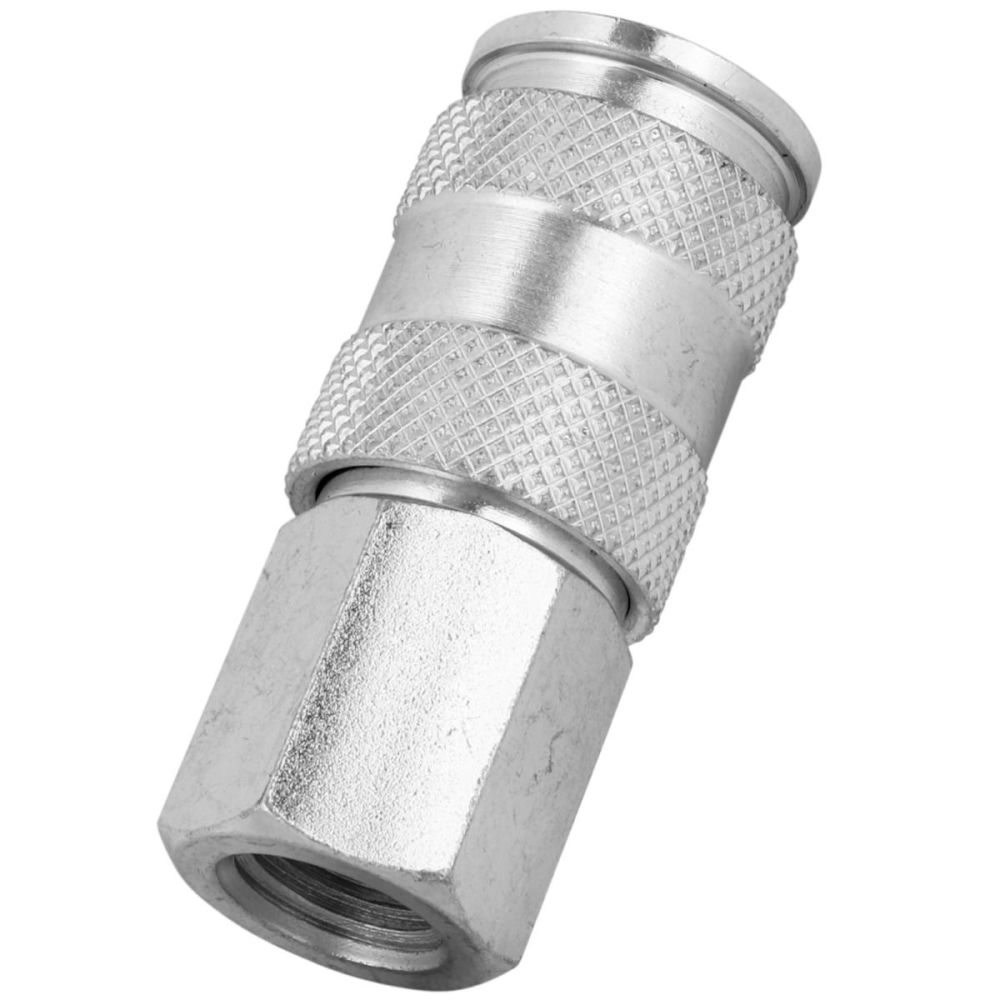 Milton Quick-Connect Steel Coupler 1/4 FNPT High Flow (V-Style)