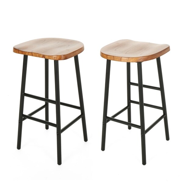 Merlyne Pine Bar Stools (Set of 2) by Christopher Knight Home