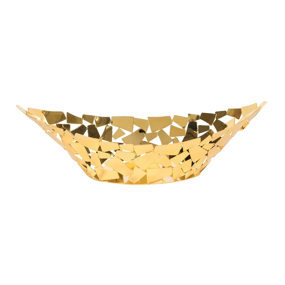 Gold Oval bowl: 18\