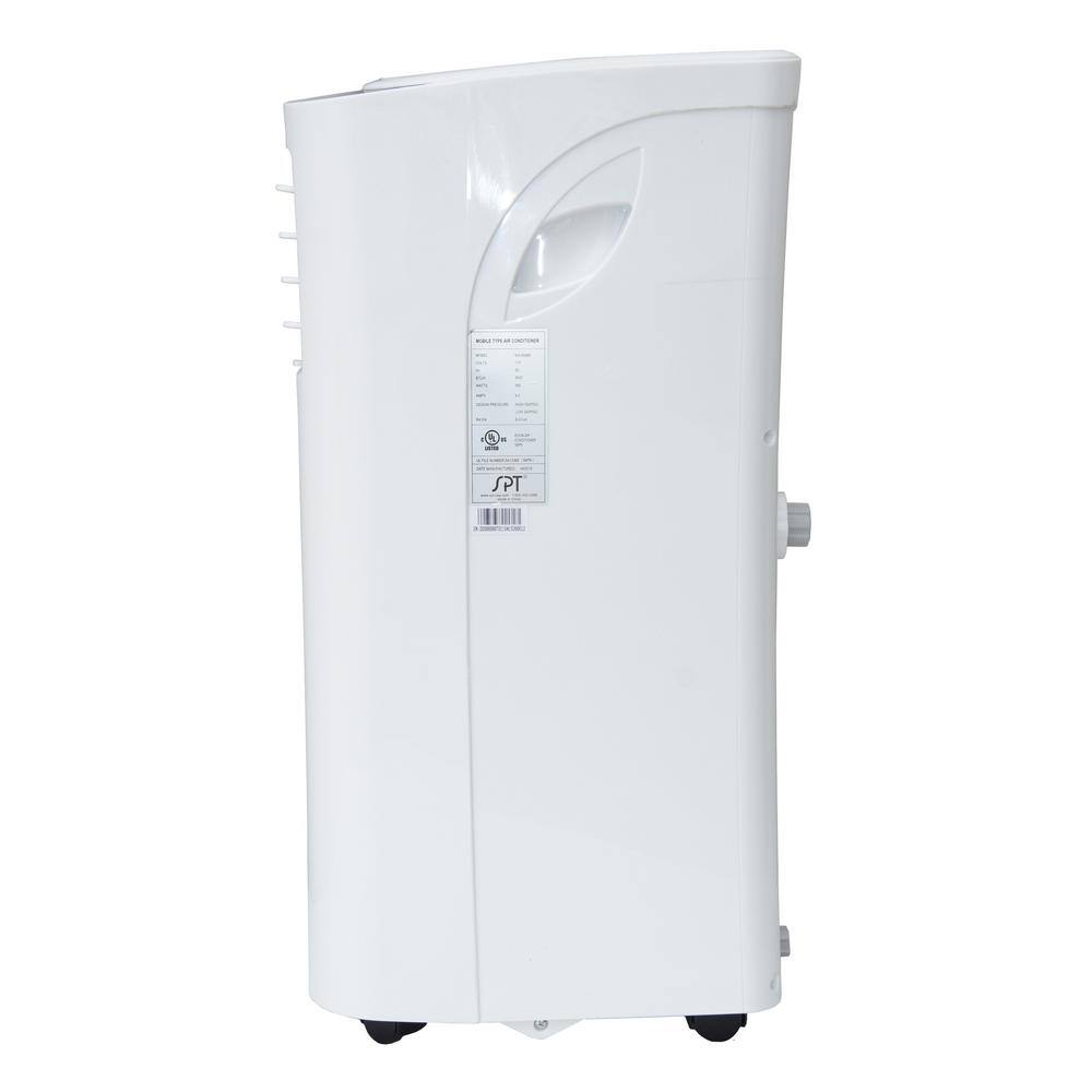 SPT 10000 BTU (7000 BTU DOE) Portable Air Conditioner with Dehumidifier with Remote in White WA-S7000E