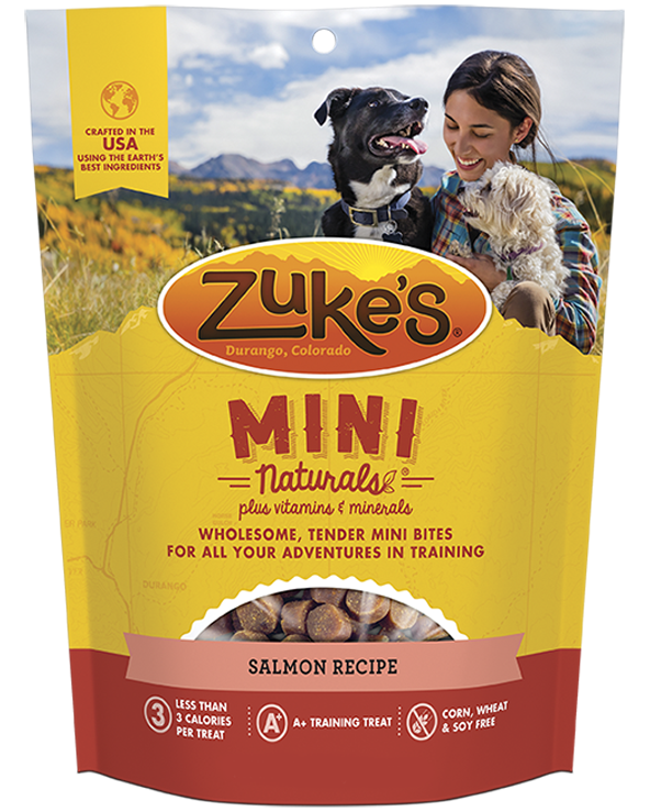 Zukes Mini Naturals Salmon Dog Treats