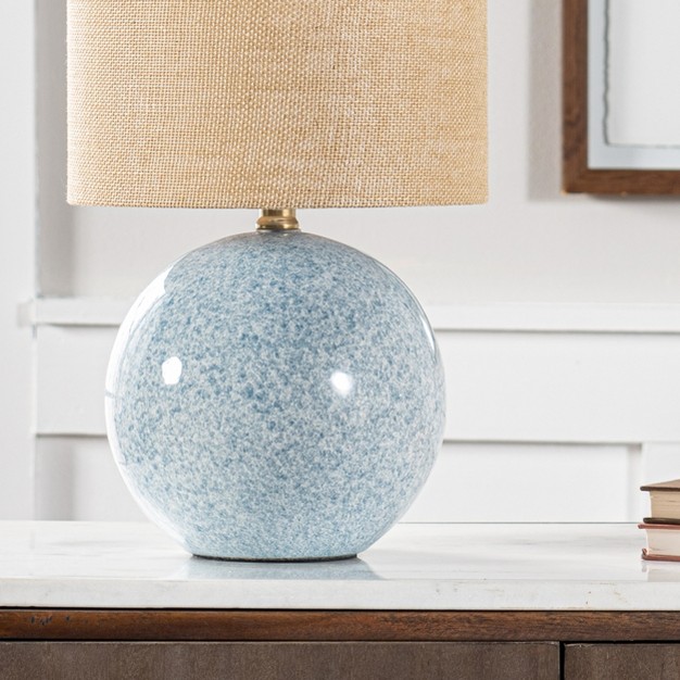 Nuloom 18 inch Coastal Ceramic Table Lamp