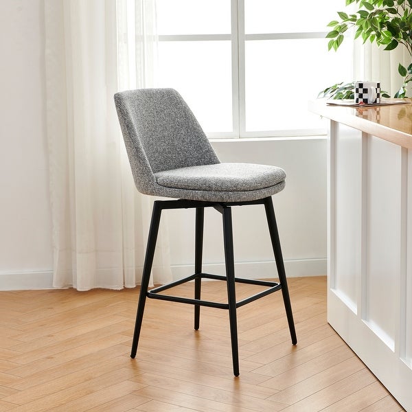 Ariel Counter Height Swivel Barstool Set of 2