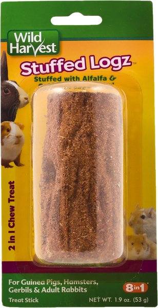 Wild Harvest Stuffed Logz Small Pet Treat， 1 count