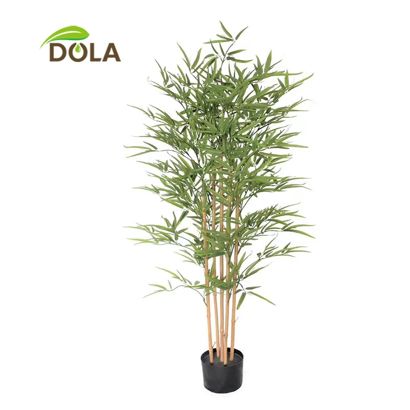 DOLA Planta Artificial Decor Plants Garden Supplies Artificial Bamboo Tree