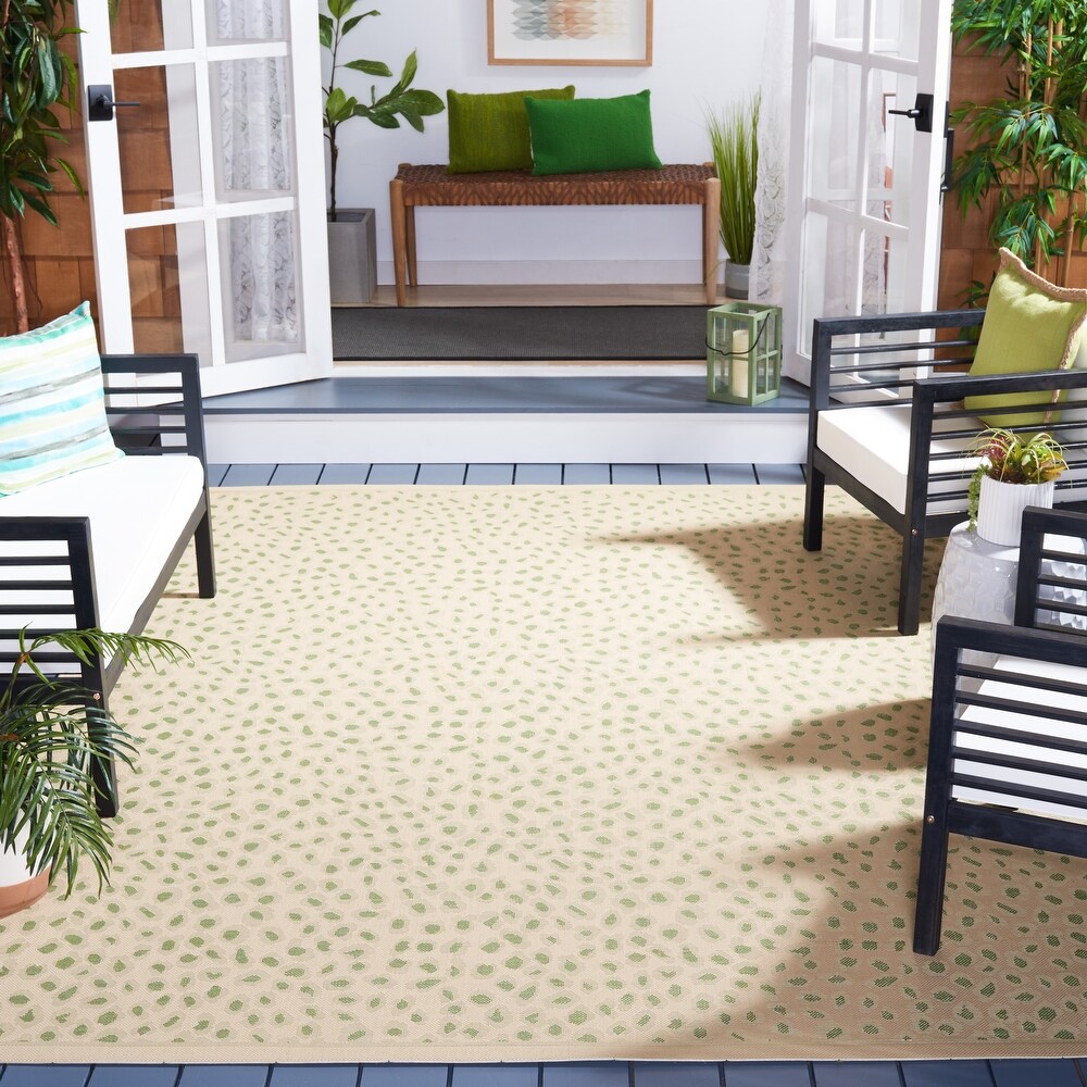 SAFAVIEH Courtyard Joye Indoor/ Outdoor Waterproof Patio Backyard Rug