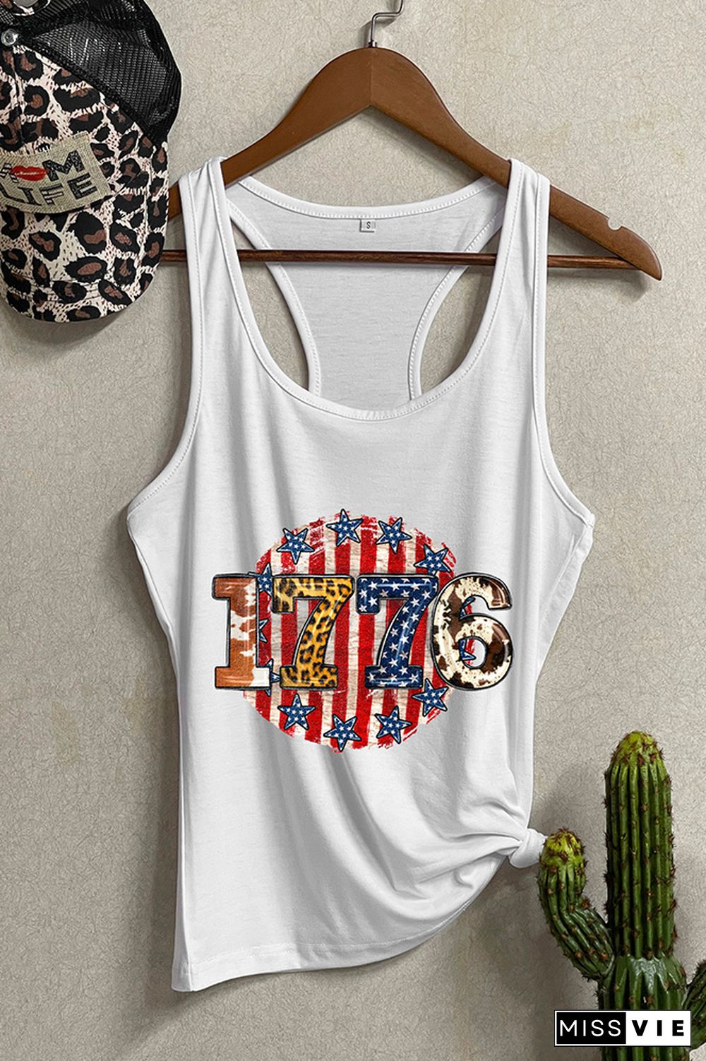 1776 Independence Day Date Year Tank Top